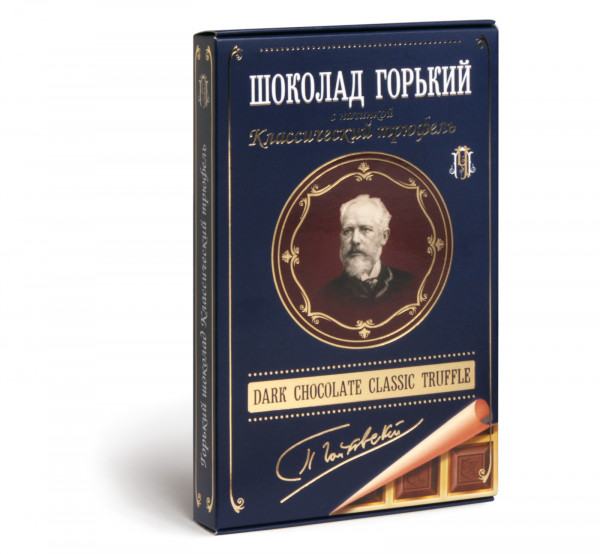 №1 Фабрика Томер  Горький шоколад ТРЮФЕЛЬ классический (Чайковский), 112г в Арсеньеве